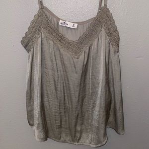 Silk Lace Tank Top